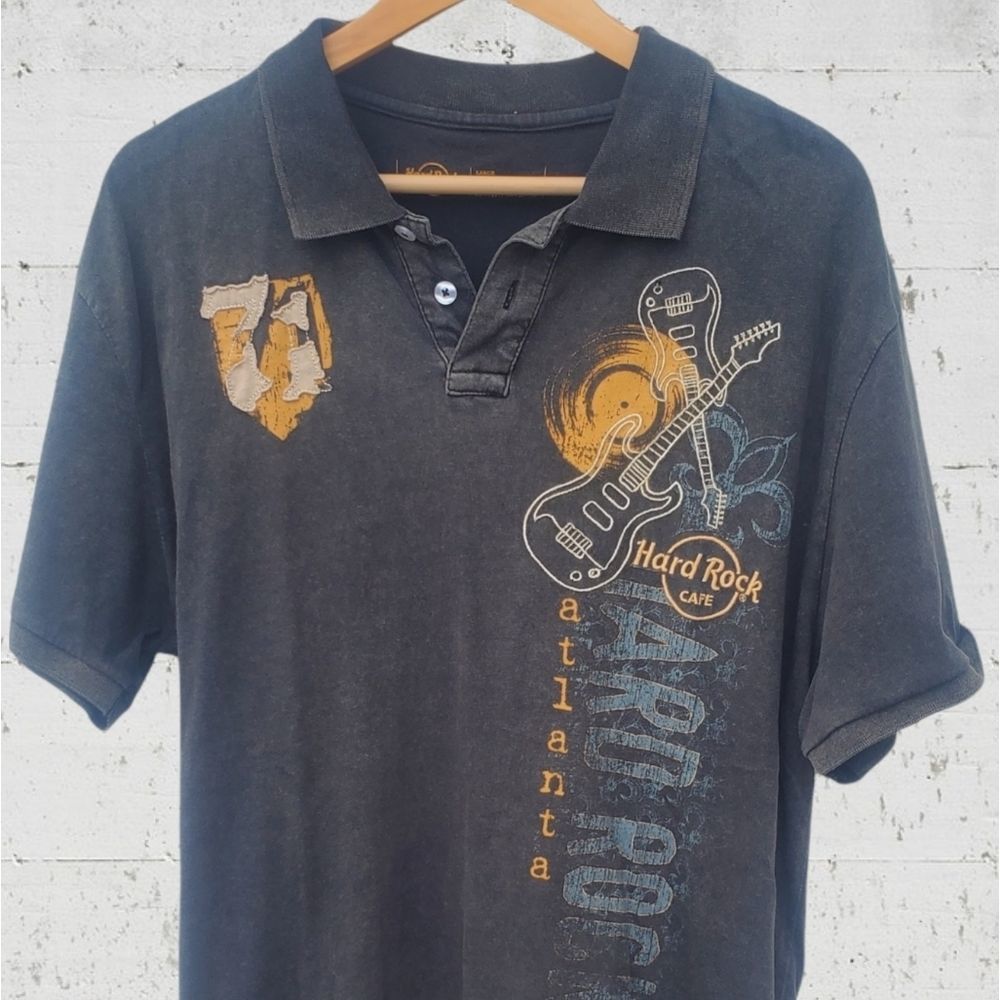 Hard Rock Cafe "Atlanta" / Men's Polo Shirt